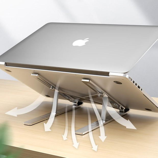 X Style Adjustable Aluminum Laptop Riser - Aurefy Stores