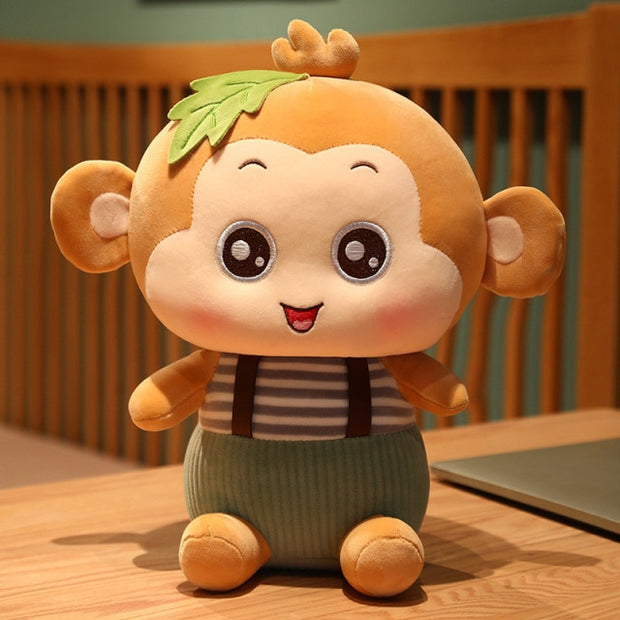 Kawaii Sitting Monkey Plush Toys