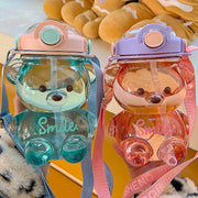 Kawaii Bear Water Bottle for Kids