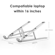 X Style Adjustable Aluminum Laptop Riser - Aurefy Stores