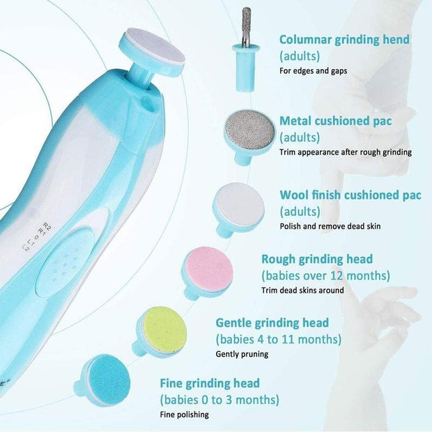 Painless Electric Baby Nail Trimmer - Aurefy Stores