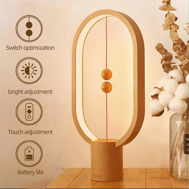 Balance LED Ellipse Magnetic Table Lamp - Aurefy Stores