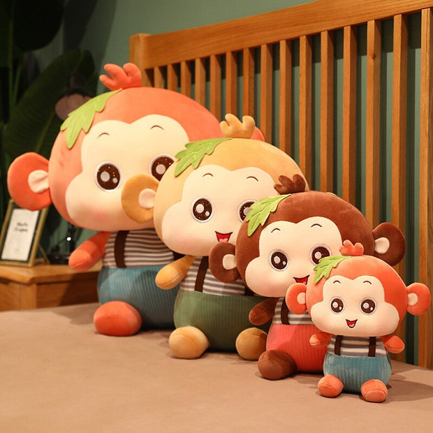 Kawaii Sitting Monkey Plush Toys