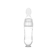 Infant Baby Squeezing Feeding Bottle With Spoon - Aurefy Stores