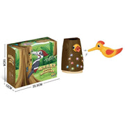 Woodpecker Magnetic Catch the Worm Animal Feeding Game Small Birds Family Toys Children Educate Fishing Toys Set Kids Gift Kit