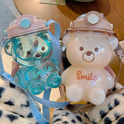 Kawaii Bear Water Bottle for Kids