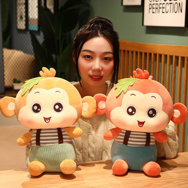 Kawaii Sitting Monkey Plush Toys